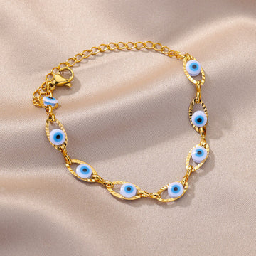 Enamelled Lucky Beaded Bracele