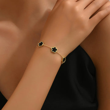 Five Petal Flower Bracelet