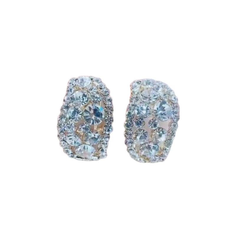 Diamonds Hoop Earrings