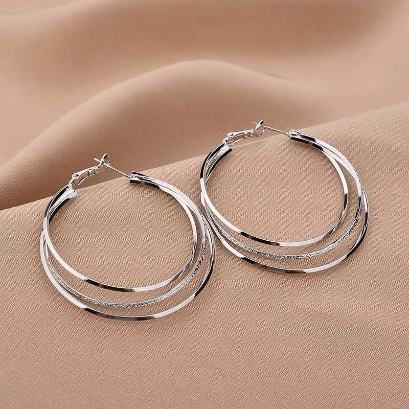 Multi-layer Hoop Earrings